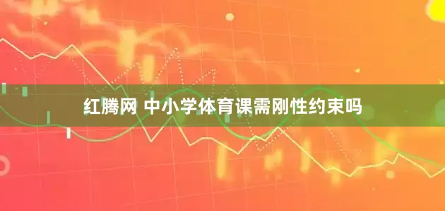 红腾网 中小学体育课需刚性约束吗