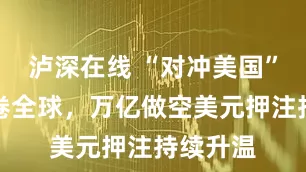 泸深在线 “对冲美国”交易席卷全球,万亿做空美元押注持续升温